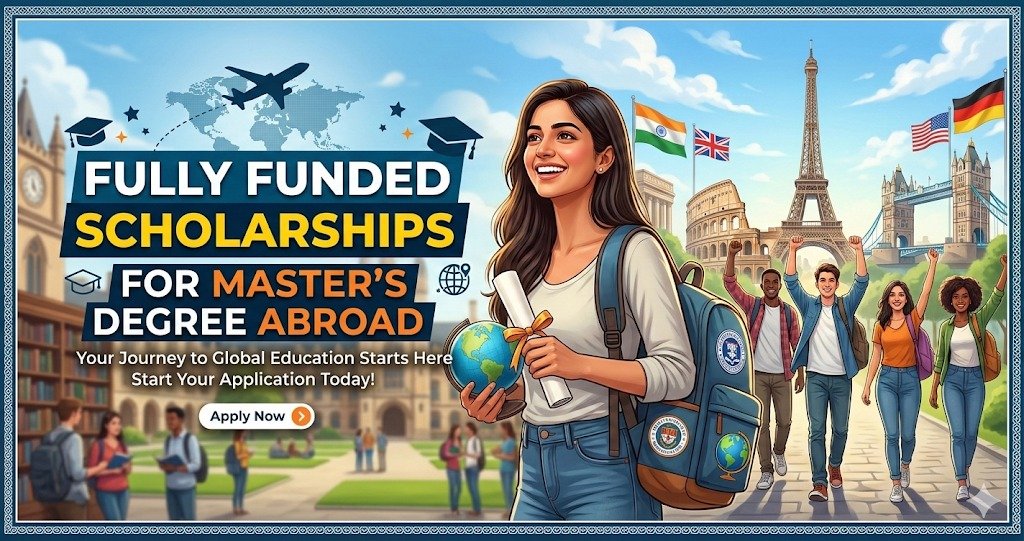 Fully funded scholarships for master’s degree abroad