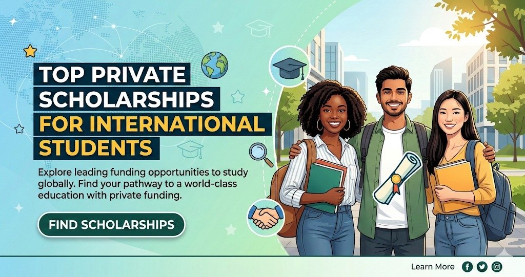 Top private scholarships for international students