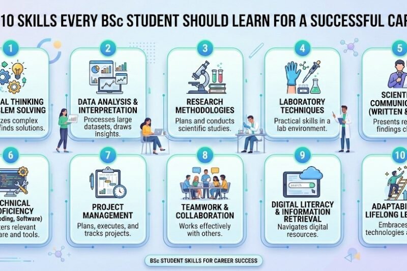 Top 10 Skills Every BSc Student Should Learn for a Successful Career