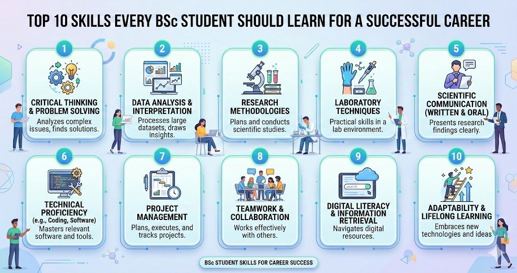 Top skills every BSc student should learn for career success