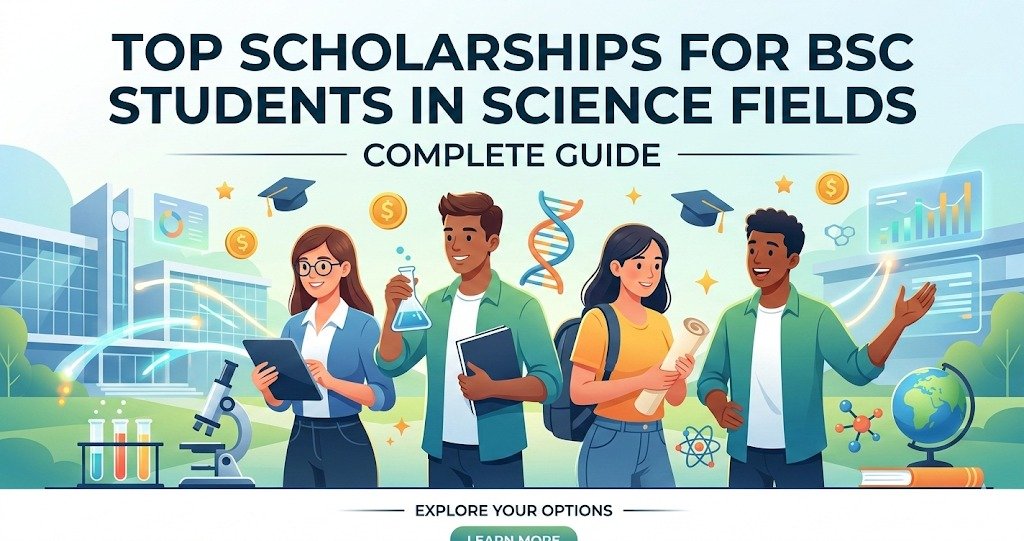 Top scholarships for BSc science students complete guide